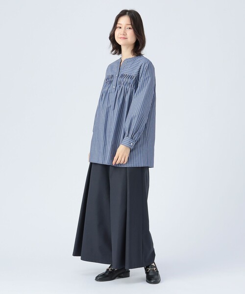 BEAMS HEART(ビームスハート)の「変形タック ノーカラー ブラウス(シャツ/ブラウス・レディース・その他/その他3/その他2・FREE)」の10枚目の写真