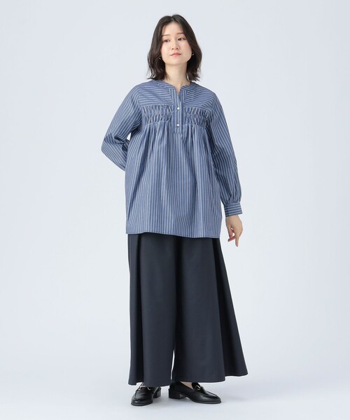 BEAMS HEART(ビームスハート)の「変形タック ノーカラー ブラウス(シャツ/ブラウス・レディース・その他/その他3/その他2・FREE)」の11枚目の写真