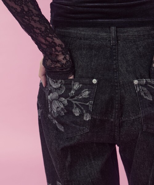 FETICO/フェティコ】《STUDIOUS別注》別注 ROSE DENIM PANTS/ローズ