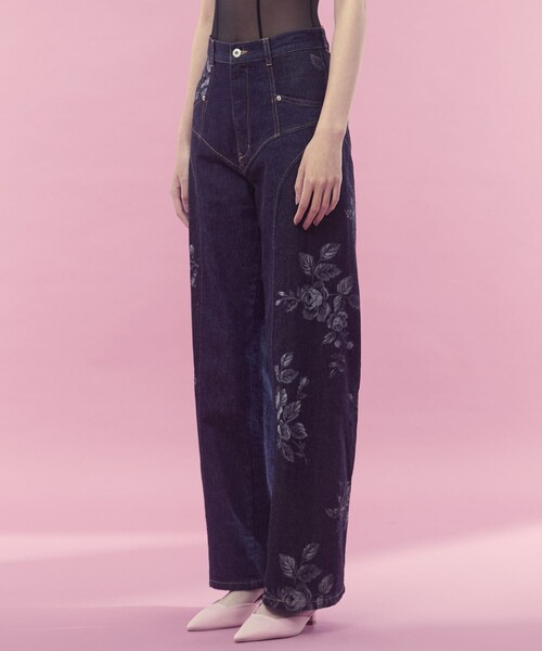FETICO/フェティコ】《STUDIOUS別注》別注 ROSE DENIM PANTS/ローズ