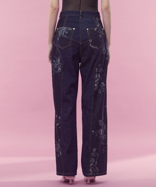 FETICO/フェティコ】《STUDIOUS別注》別注 ROSE DENIM PANTS/ローズ