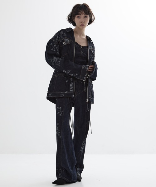 FETICO/フェティコ】《STUDIOUS別注》別注 ROSE DENIM PANTS/ローズ