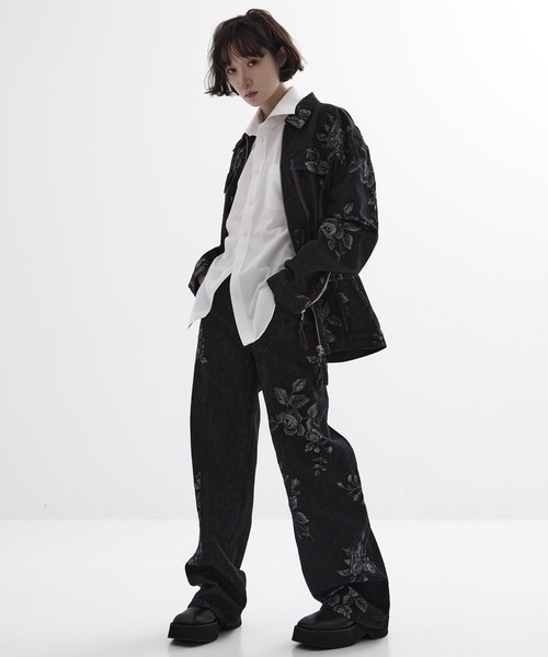 FETICO/フェティコ】《STUDIOUS別注》別注 ROSE DENIM PANTS/ローズ