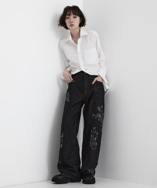 最終値下げ中　FETICO フェティコ　ハイウエストパンツ 25SS】FETICO フェティコ / HIGH-WAIST PLEATED TROUSERS / ハイ