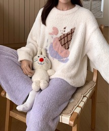 フリース」に該当するレディースのルームウェア/パジャマファッション