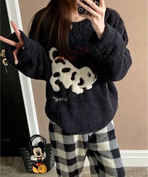 フリース」に該当するレディースのルームウェア/パジャマファッション