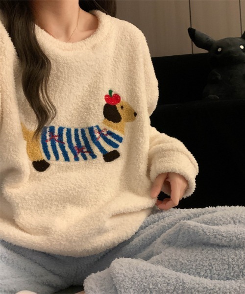MAISON DE THERESE(メゾン ド テレーズ)の「コーラルフリース ルームウェア セット(ルームウェア/パジャマ・レディース・A/B/E/C/D/G/H/F・M/L/XL)」の10枚目の写真