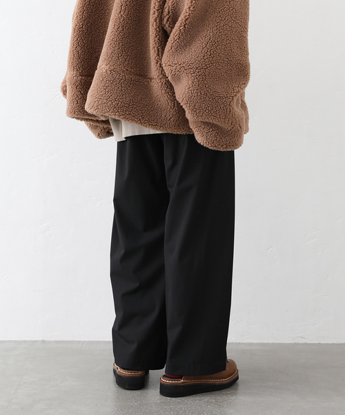 JOURNAL STANDARD LUXE（ジャーナルスタンダード　ラックス）の「TR タックパンツ（その他パンツ・レディース・ネイビー/ブラック・FREE）」の6枚目の写真