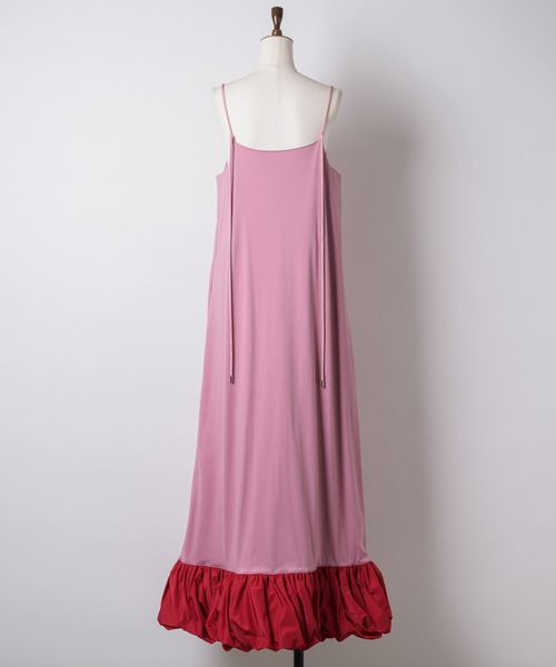 yae（ヤエ）の「Ballon hem strechy dress / バルーンヘムストレッチ