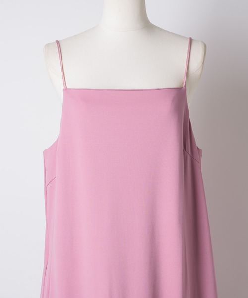 yae（ヤエ）の「Ballon hem strechy dress / バルーンヘムストレッチドレス（ワンピース・レディース・ブラック/ピンク・38/36）」の18枚目の写真