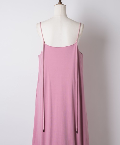 yae（ヤエ）の「Ballon hem strechy dress / バルーンヘムストレッチドレス（ワンピース・レディース・ブラック/ピンク・38/36）」の13枚目の写真