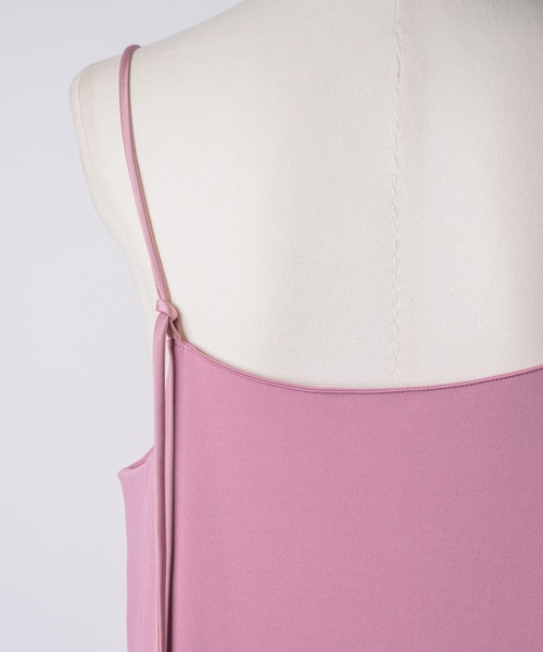 yae（ヤエ）の「Ballon hem strechy dress / バルーンヘムストレッチドレス（ワンピース・レディース・ブラック/ピンク・38/36）」の14枚目の写真