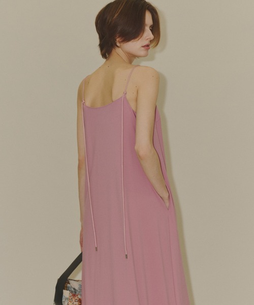 yae(ヤエ)の「Ballon hem strechy dress / バルーンヘムストレッチ yae(ヤエ)の「Ballon hem strechy dress / バルーンヘムストレッチ
