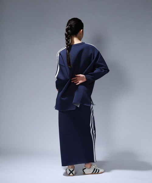 JEANASIS（ジーナシス）の「【Les Fleurs】ラインプルオーバーLS/612203（ニット/セーター・レディース・ブラック/ネイビー/グレー・FREE）」の19枚目の写真