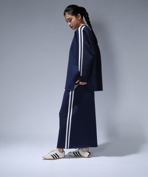 JEANASIS（ジーナシス）の「【Les Fleurs】ラインプルオーバーLS/612203（ニット/セーター・レディース・ブラック/ネイビー/グレー・FREE）」の20枚目の写真