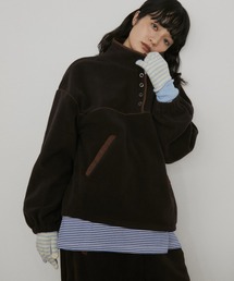 MERLOT | スナップボタンフリース(その他トップス)