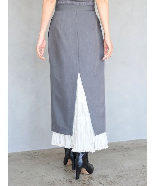 プリーツドッキングナロースカート（スカート）｜SNIDEL（スナイデル