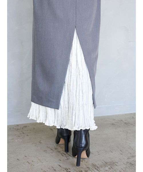 プリーツドッキングナロースカート（スカート）｜SNIDEL（スナイデル