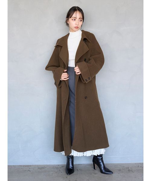 セール】プリーツドッキングナロースカート（スカート）｜SNIDEL