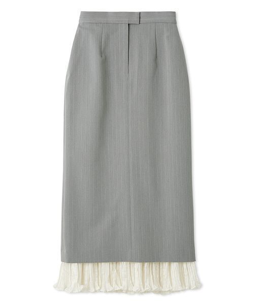 SNIDEL（スナイデル）の「プリーツドッキングナロースカート（スカート・レディース・ブラック/グレー/ストライプ・0/1）」の22枚目の写真