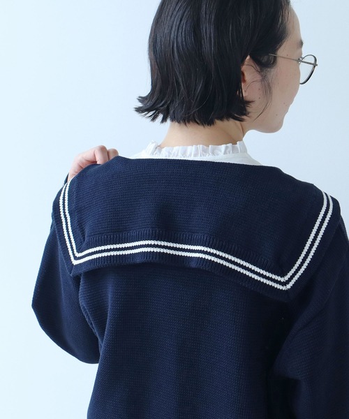 PAR ICI（パーリッシィ）の「コーマ天竺 ヘンリーネックフリルカットソー（Tシャツ/カットソー・レディース・ホワイト・FREE）」の15枚目の写真