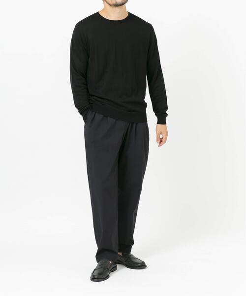 URBAN RESEARCH ROSSO MEN(アーバンリサーチロッソメン)の「『XLサイズあり』『UR TECH』ハイゲージクルーネックニット(ニット/セーター・メンズ・グレー/ネイビー/ベージュ/ブラック・LARGE/MEDIUM/X-LARGE)」の5枚目の写真