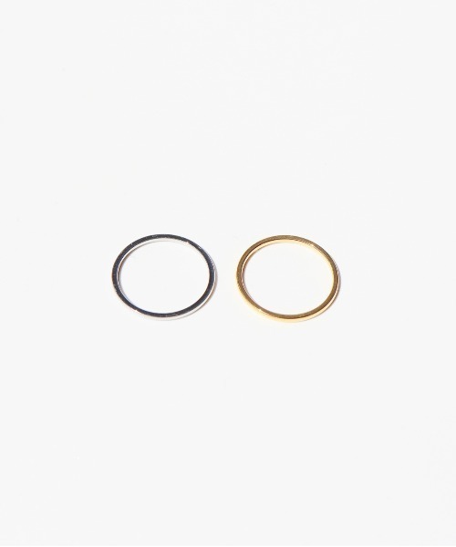 TUWAKRIM（トゥワクリム）の「【TUWAKRIM】Effect ring（リング・レディース・ゴールド/シルバー・XX-LARGE/X-LARGE/XX-SMALL/LARGE/SMALL/MEDIUM/XXX-SMALL）」の2枚目の写真