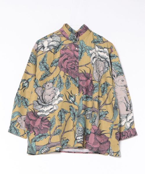 平和屋着物＊夏物　小紋　絽　色紙草花文　正絹　逸品　AABD6598jd 3s20688_5.jpg