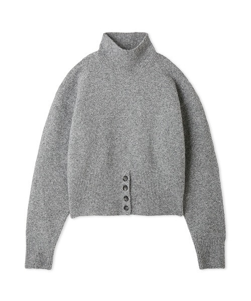 Henon.(ヘノン)の「WARMING TURTLE KNIT TOPS(ニット/セーター・レディース・ライトグレー/ブラウン/ダークネイビー・F)」の4枚目の写真