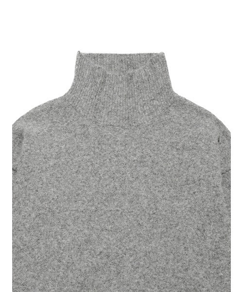 Henon.(ヘノン)の「WARMING TURTLE KNIT TOPS(ニット/セーター・レディース・ライトグレー/ブラウン/ダークネイビー・F)」の7枚目の写真