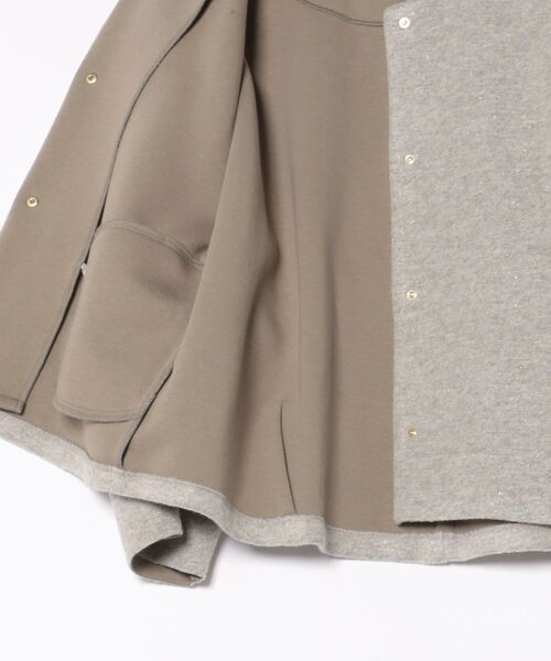 Droite lautreamont(ドロワットロートレアモン)の「イタリアンエアリーボンディングジャケット(その他アウター・レディース・チャコールグレー/ベージュ・M)」の7枚目の写真