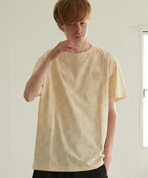 BOY LONDON（ボーイロンドン）の「【BOY LONDON】BOY SHADOW PRINT TEE KHAKI（Tシャツ/カットソー・メンズ・カーキ・LARGE/MEDIUM/SMALL/X-LARGE）」の4枚目の写真