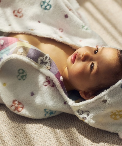 Hoppetta（ホッペッタ）の「【Hoppetta(ホッペッタ)】バスポンチョ シャンピニオン Hoppetta（その他ベビー用品・キッズ・マルチ・ONESIZE）」の2枚目の写真