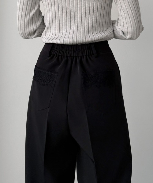 Louere(ルエレ)の「レースポケットスラックス(スラックス・レディース・ホワイト/ダークグレー/ブラック・SMALL/MEDIUM/LARGE/X-LARGE)」の17枚目の写真