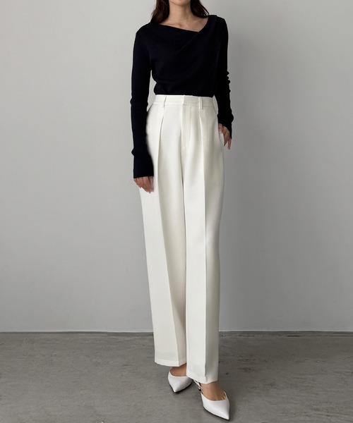 Louere(ルエレ)の「レースポケットスラックス(スラックス・レディース・ホワイト/ダークグレー/ブラック・SMALL/MEDIUM/LARGE/X-LARGE)」の4枚目の写真