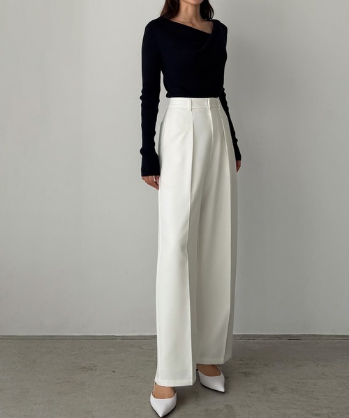 Louere(ルエレ)の「レースポケットスラックス(スラックス・レディース・ホワイト/ダークグレー/ブラック・SMALL/MEDIUM/LARGE/X-LARGE)」の5枚目の写真