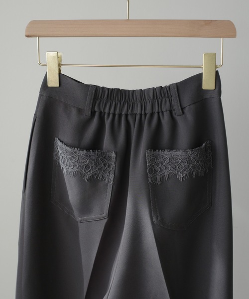 Louere(ルエレ)の「レースポケットスラックス(スラックス・レディース・ホワイト/ダークグレー/ブラック・SMALL/MEDIUM/LARGE/X-LARGE)」の13枚目の写真