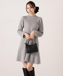 ワンピース（グレー/灰色系・ショート・ミニ丈）ファッション