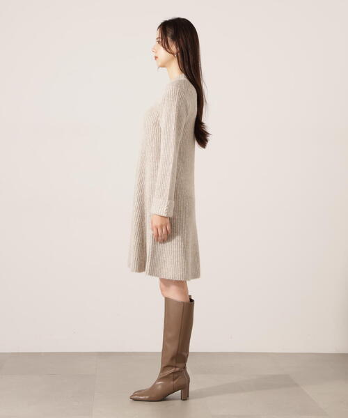PROPORTION BODY DRESSING（プロポーションボディドレッシング）の「ウールブレンドラメ入りニットミニワンピース / 1215240115（ワンピース・レディース・グレー/ベージュ/ピンク・FREE）」の17枚目の写真