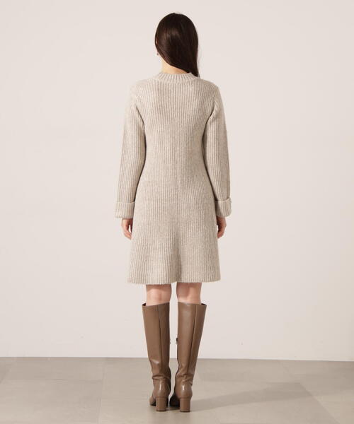 PROPORTION BODY DRESSING（プロポーションボディドレッシング）の「ウールブレンドラメ入りニットミニワンピース / 1215240115（ワンピース・レディース・グレー/ベージュ/ピンク・FREE）」の18枚目の写真