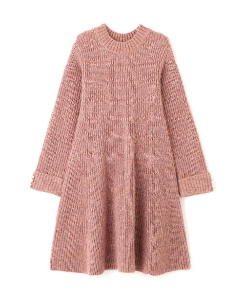 PROPORTION BODY DRESSING（プロポーションボディドレッシング）の「ウールブレンドラメ入りニットミニワンピース / 1215240115（ワンピース・レディース・グレー/ベージュ/ピンク・FREE）」の11枚目の写真