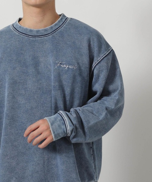 セール】デニムライク裏毛プルオーバー / 601300（スウェット