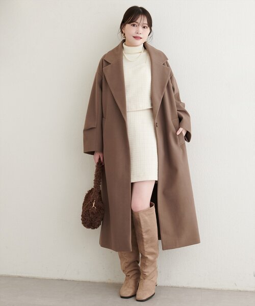 natural couture（ナチュラルクチュール）の「〈airi〉ツイードミニスカート（スカート・レディース・オフホワイト/ブラック・FREE）」の21枚目の写真