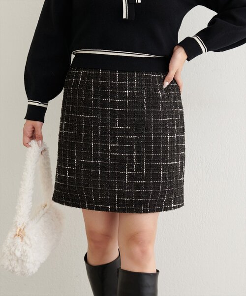 セール】〈airi〉ツイードミニスカート（スカート）｜natural couture