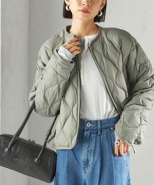 SHIPS別注】Wai+ × TAION:〈手洗い可能〉ショート ダウン ジャケット