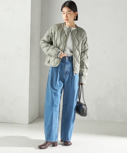 ゆきんこ様　ワイド　グレー　15号ABR SHIPS別注】Wai+ × TAION:〈手洗い可能〉ショート ダウン ジャケット