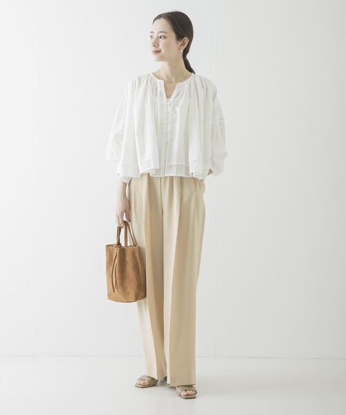 URBAN RESEARCH（アーバンリサーチ）の「スエードミニトートバッグ（トートバッグ・レディース・キャメル・-）」の7枚目の写真