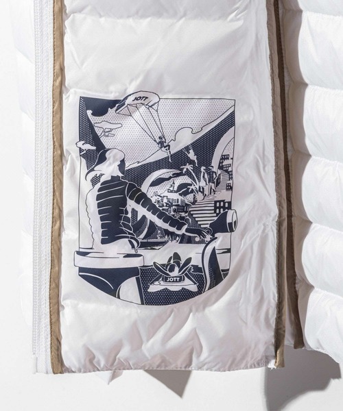 JOTT（ジョット）の「JOTT CHA DOWN JACKET ジョット シャ ダウンジャケット（ダウンジャケット/コート・レディース・ホワイト・X-LARGE/LARGE）」の13枚目の写真