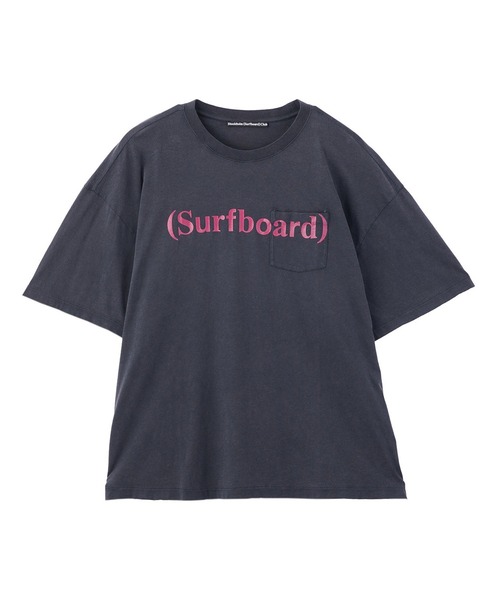 styles(スタイルス)の「STOCKHOLM SURFBORD CLUB Pocket Tee Surfboard U1000172(Tシャツ/カットソー・メンズ・ピンク/ブラック・M/L)」の2枚目の写真