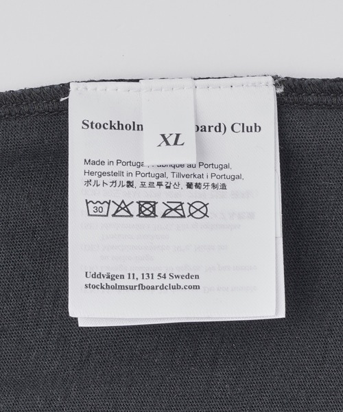 styles(スタイルス)の「STOCKHOLM SURFBORD CLUB Pocket Tee Surfboard U1000172(Tシャツ/カットソー・メンズ・ピンク/ブラック・M/L)」の9枚目の写真